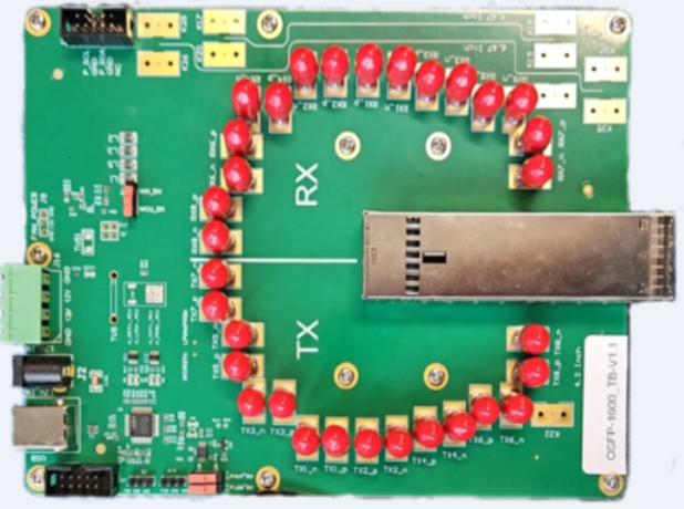 OSFP224 1.6T MCB測(cè)試板